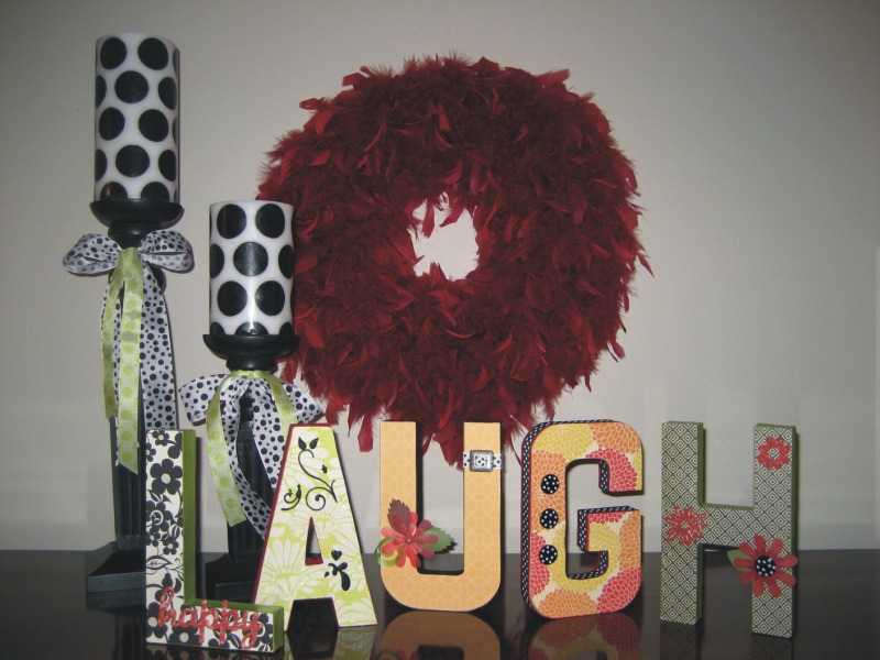 "LAUGH" sign