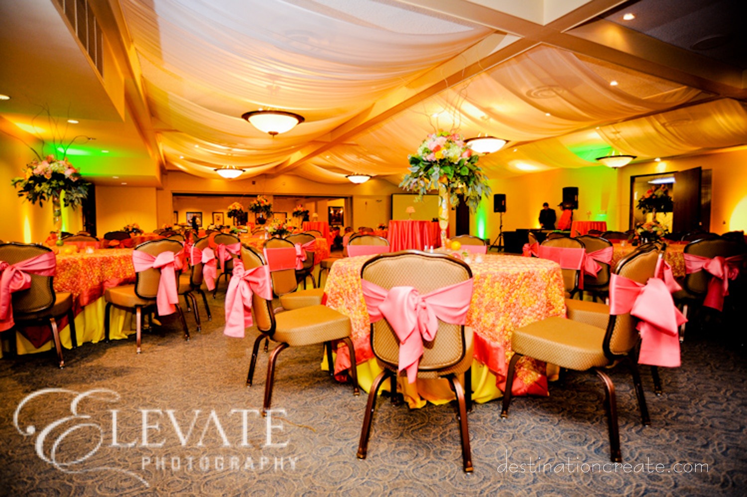 LDS wedding Denver: Destination Create specializes in LDS wedding reception decorating, styling, planning & rentals.