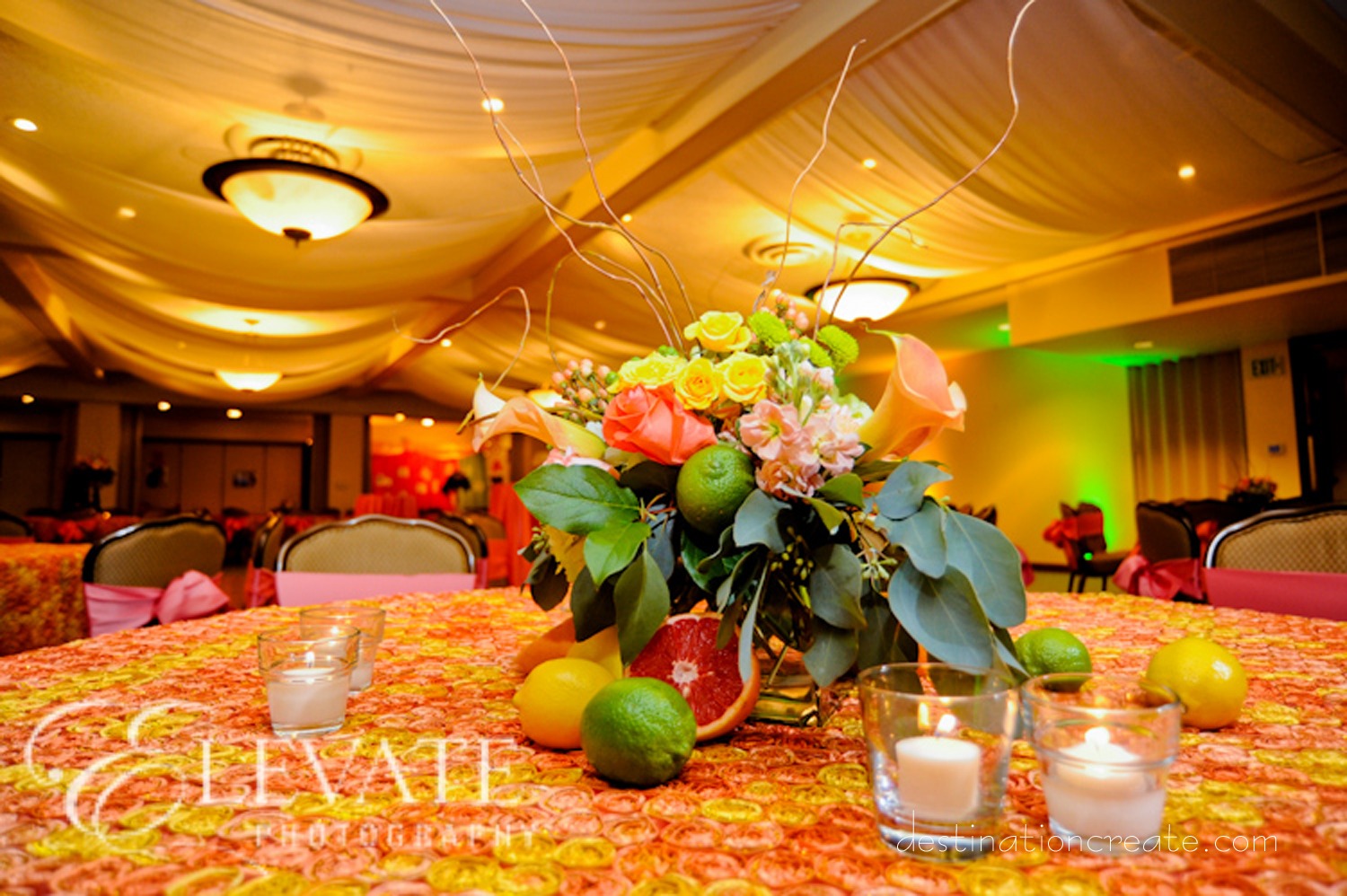 LDS wedding Denver: Destination Create specializes in LDS wedding reception decorating, styling, planning & rentals.
