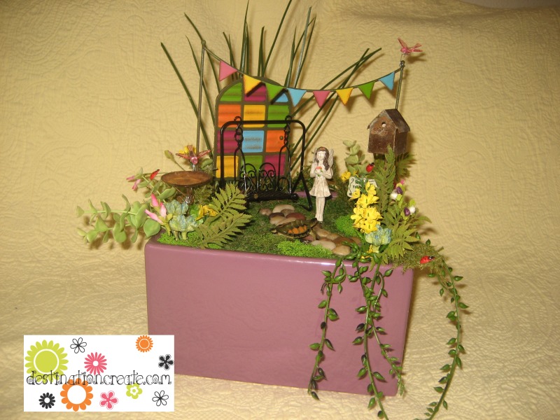 Fairy garden with Gypsy Garden collection- Genevieve Gail