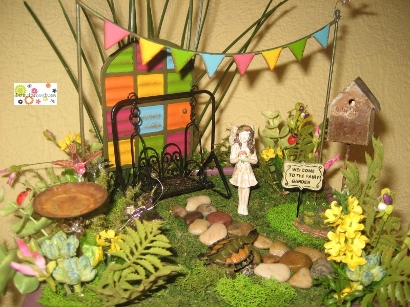 Fairy garden with Gypsy Garden collection- Genevieve Gail