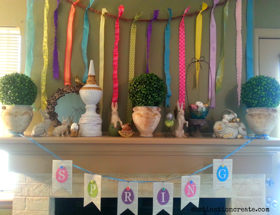 Easter Mantel-Hop into Spring