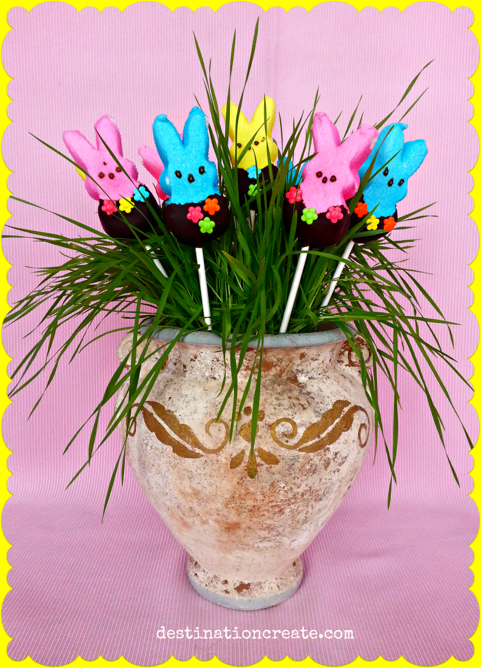 Easter Mantel- Hop Into Spring