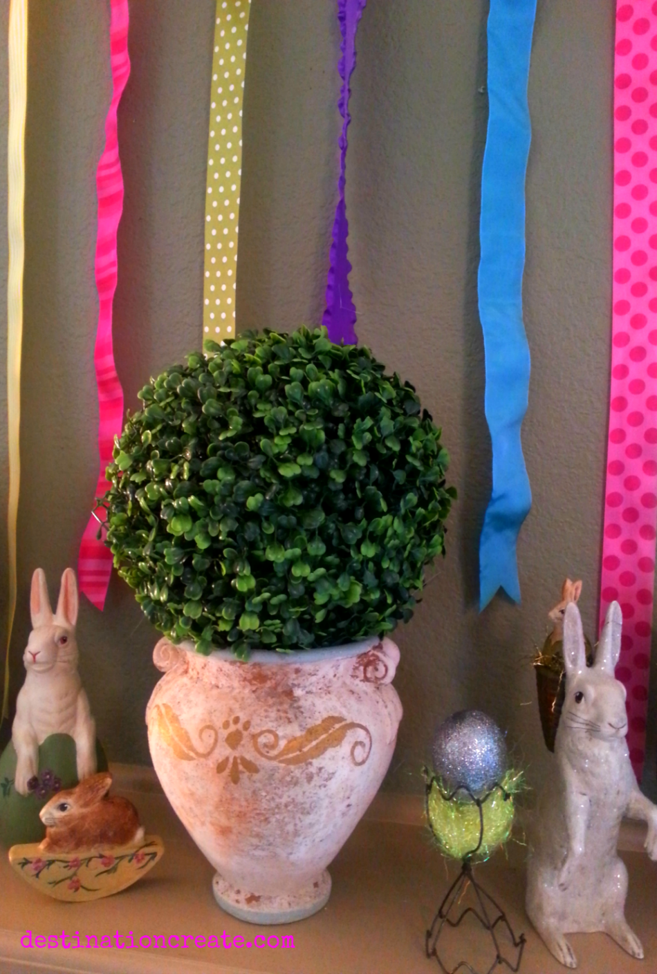 Easter Mantel-Hop Into Spring