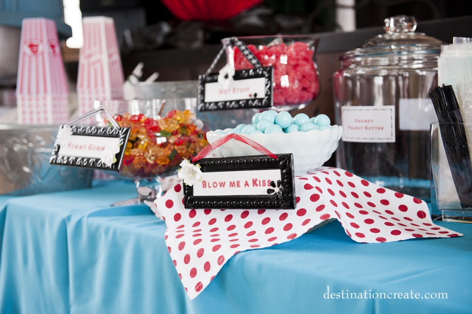 Retro/Vintage Wedding Denver- candy bar