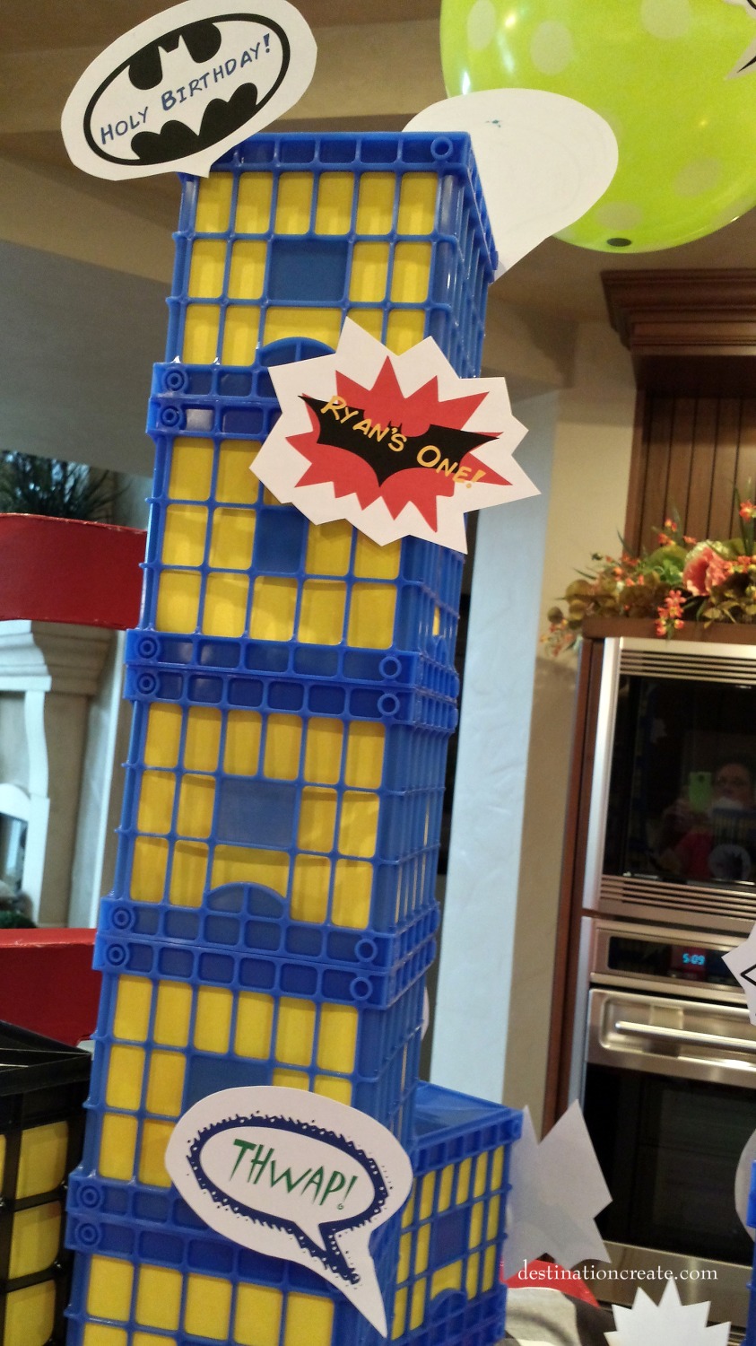 Super Hero Party decorations