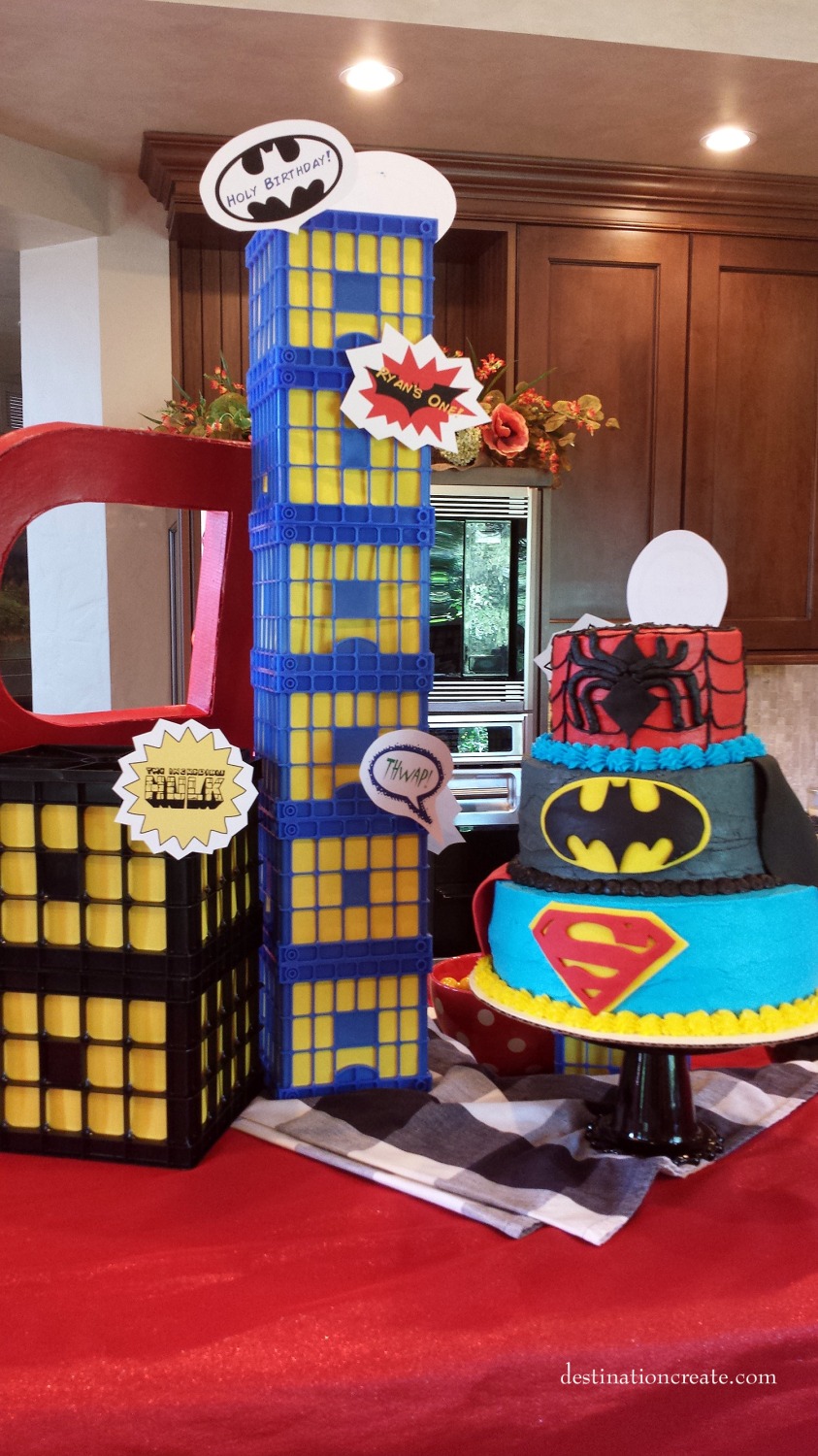 Super Hero Party decorations-