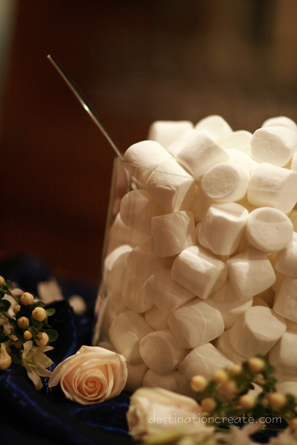 Hot chocolate bar ideas: Destination Create offers wedding planning, decorating, styling, planning & specialty rentals.