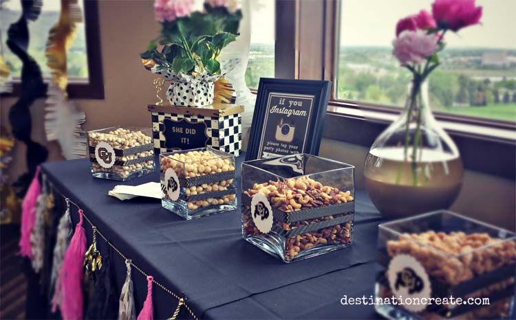 3 party favor table ideas. A little something salty... try a nut buffet at your next party